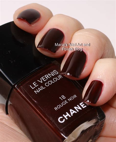 chanel nail colour rouge noir|Chanel nails color chart.